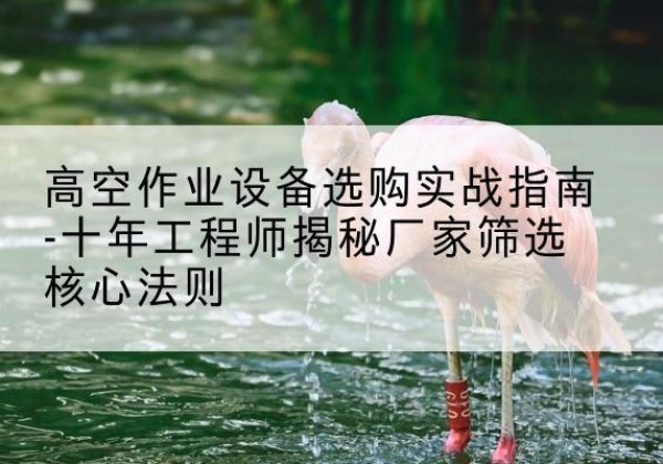 宽城剪叉式升降机厂家-高空作业设备选购实战指南-十年工程师揭秘厂家筛选核心法则